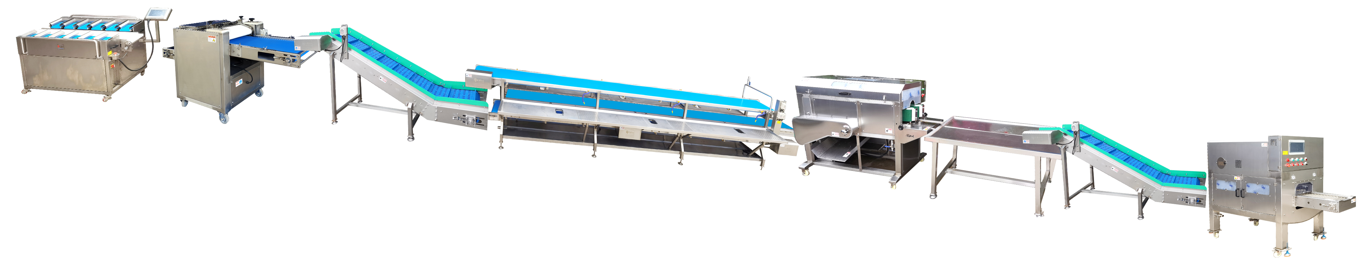 Complete set of equipment for fish processing production line